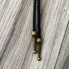 Bronze bolo tie tassels