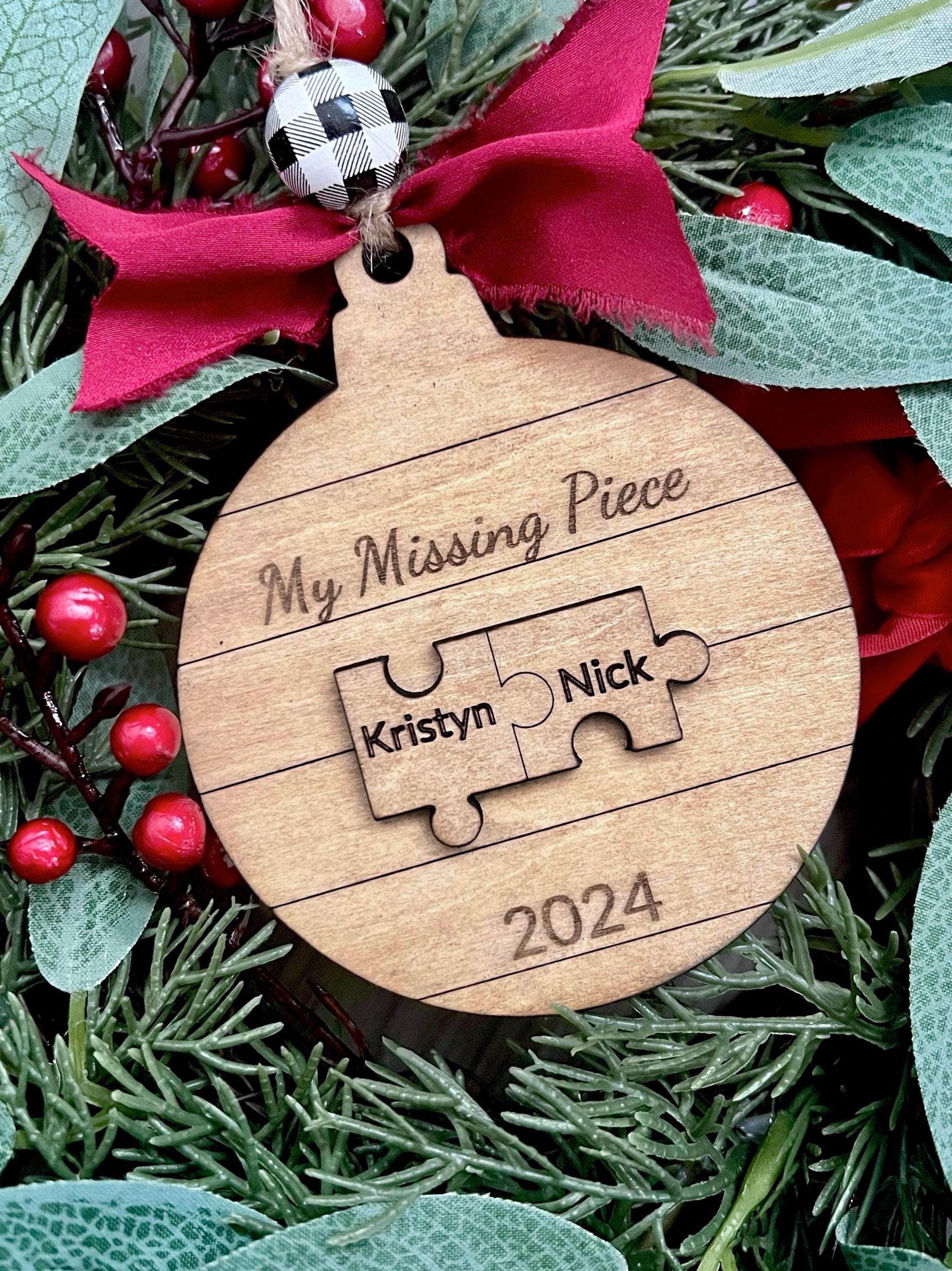 Couples Christmas ornament