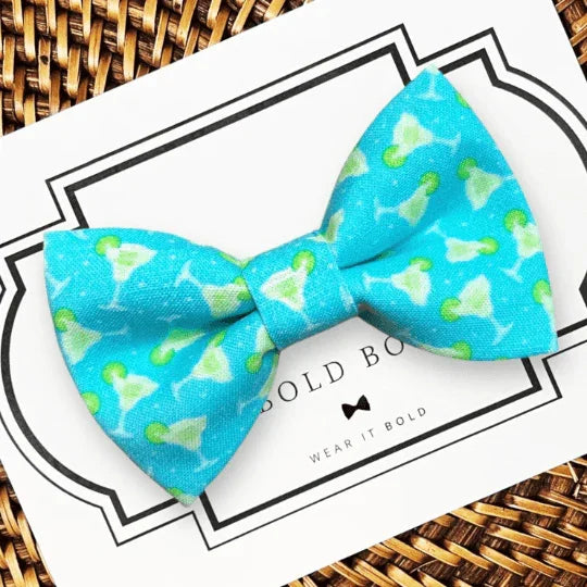 Margarita Dog bow tie or Cat bow tie for pet bowtie collar.