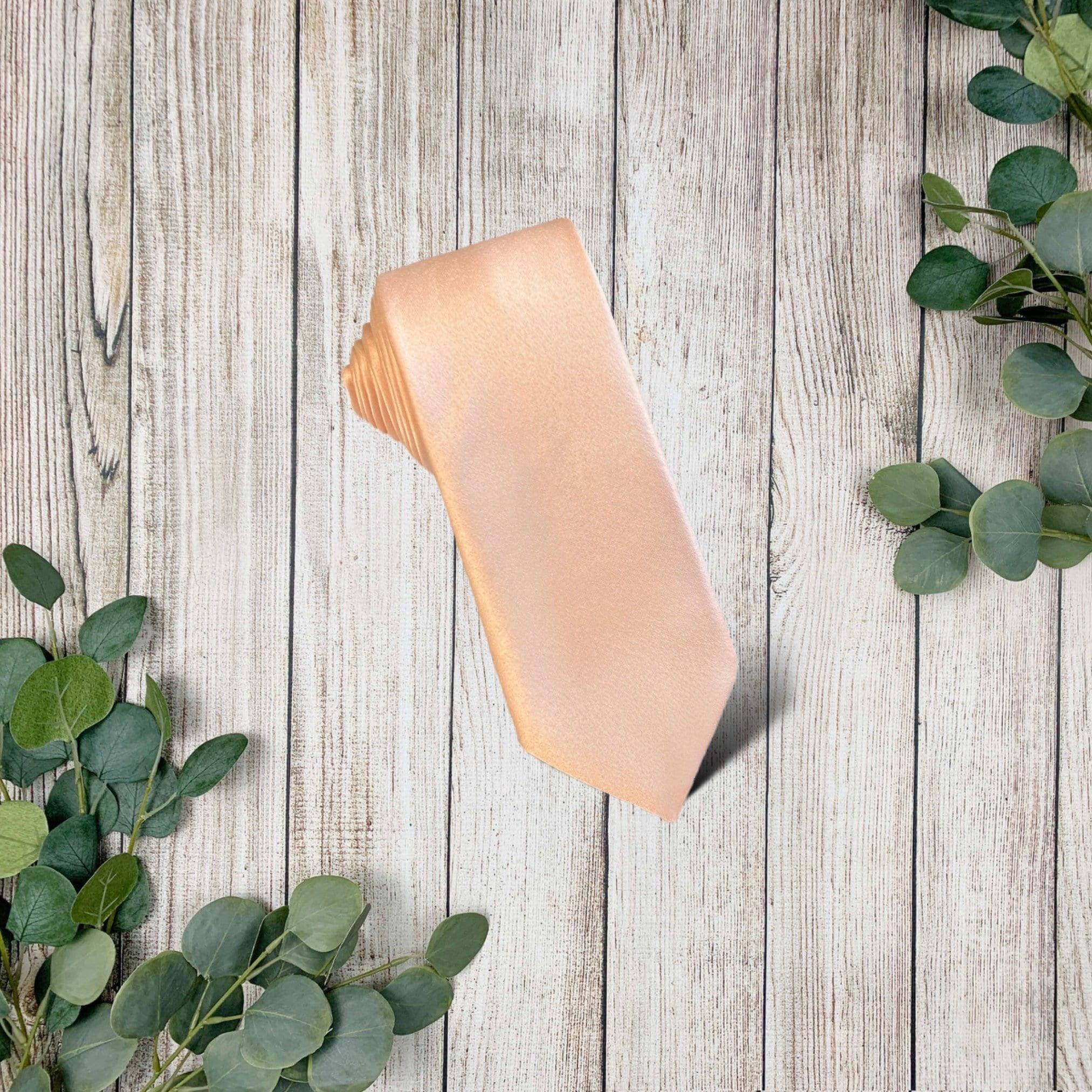 Blush pink mens tie.