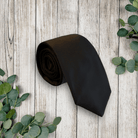 Black Men’s Tie for Wedding.