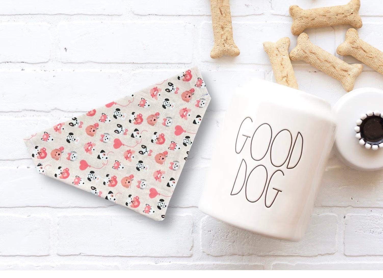 Valentines Day dog bandana