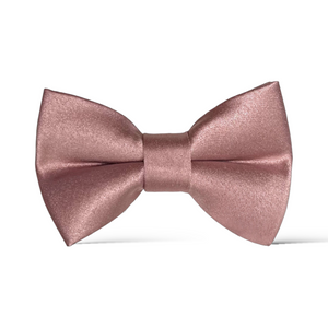 Satin Rose Gold Bow Tie