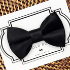 Black Satin Bow Tie for Dog Collar and Cat Collar for dog wedding outfit