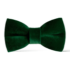 Emerald Green Velvet Bow Tie for Christmas or Wedding.