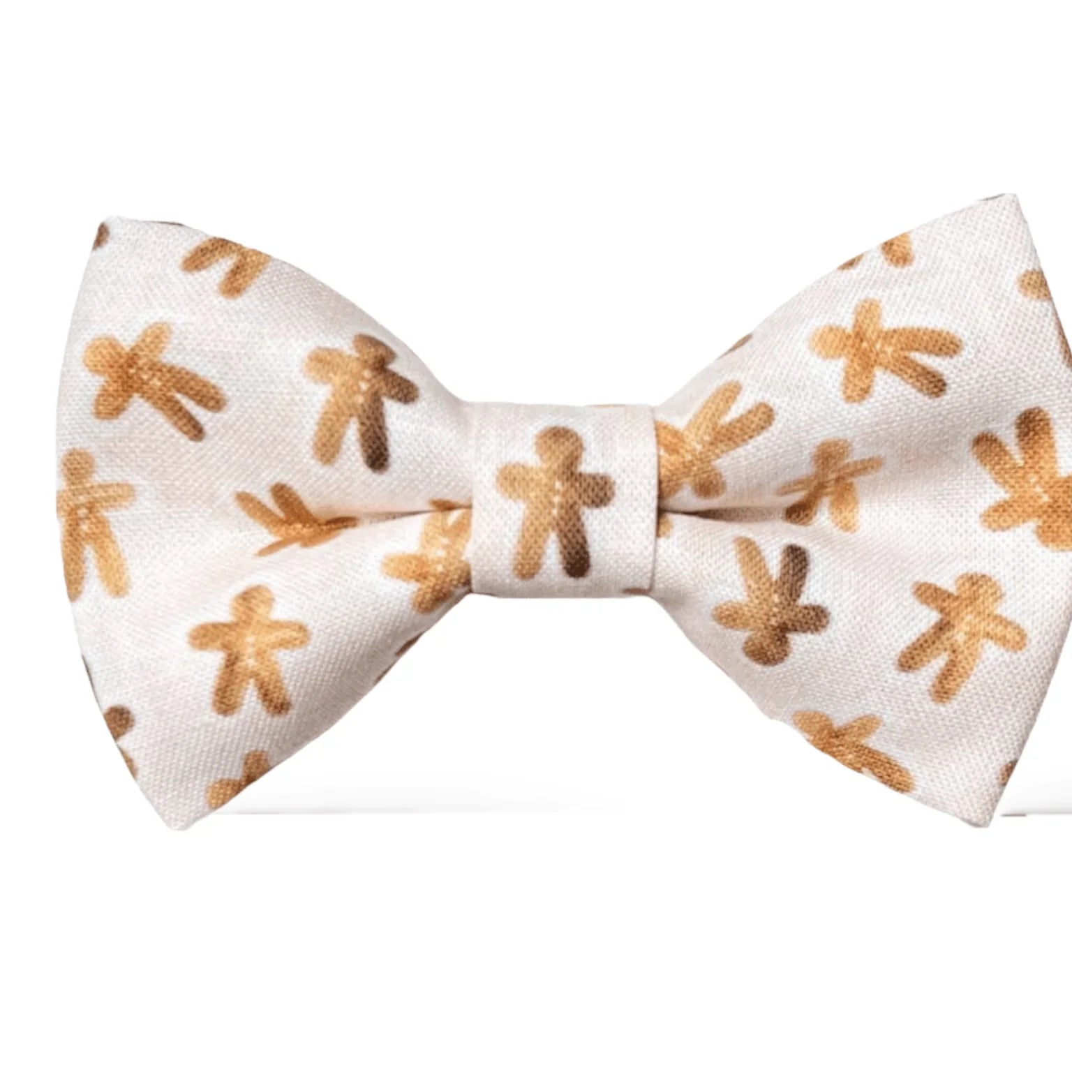 Size chart for pre-tied bow ties from The Bold Bow Tie detailing measurements across three sizes. Small is 3.5 inches wide and recommended for ages 6 months to 5 years. Medium is 4 inches wide and recommended for ages 6 to 12 years. Large is 4.5 inches wide and recommended for ages 13 years and up. Visual icons illustrate the relative sizes with horizontal arrows showing that width is measured from wingtip to wingtip. Bottom text notes that all bow ties are pre-tied and ready to add to your outfit.
