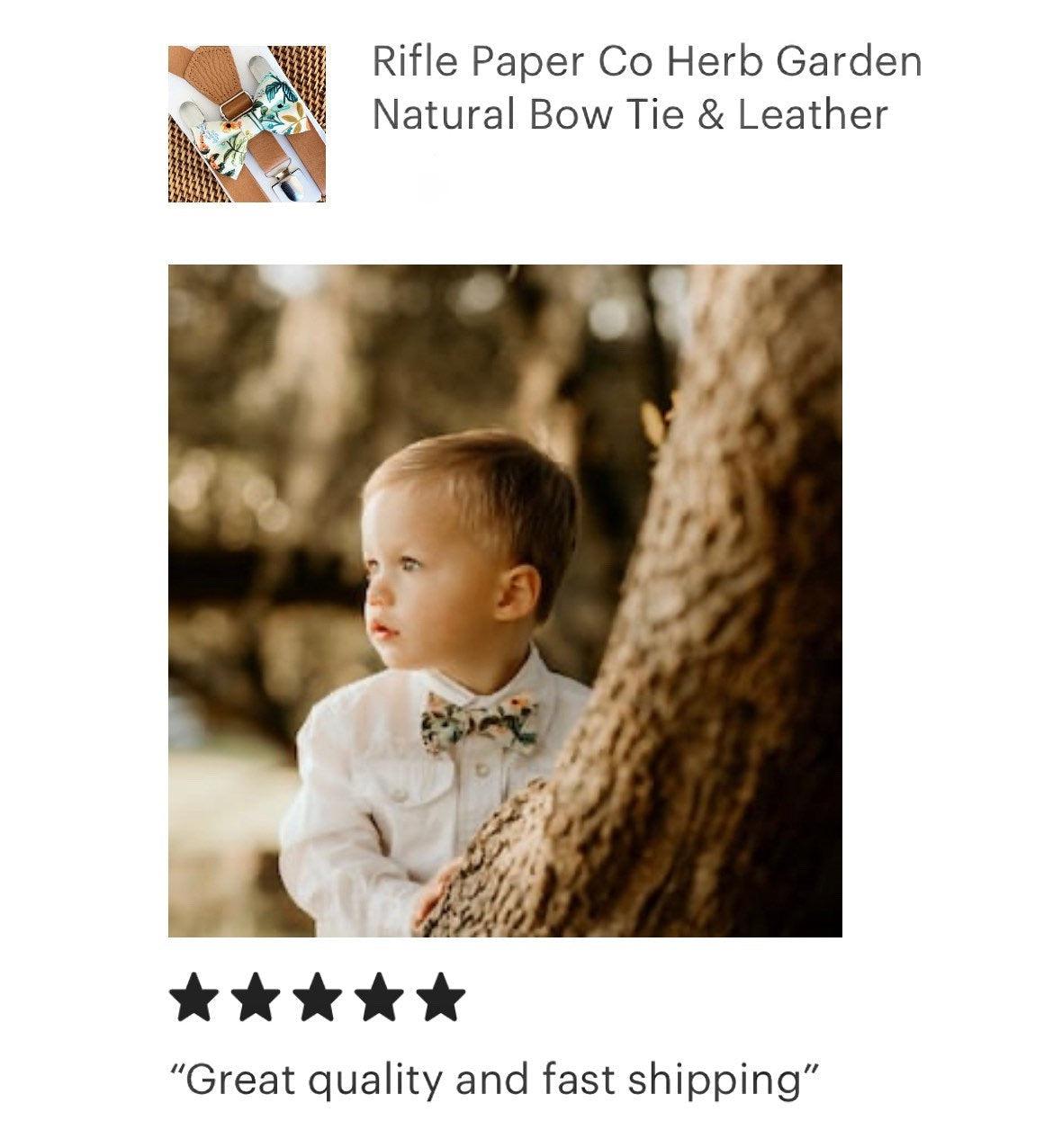 5 Stars social proof of bow tie and suspenders.