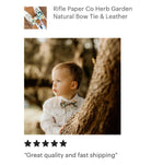 5 Stars social proof of bow tie and suspenders.