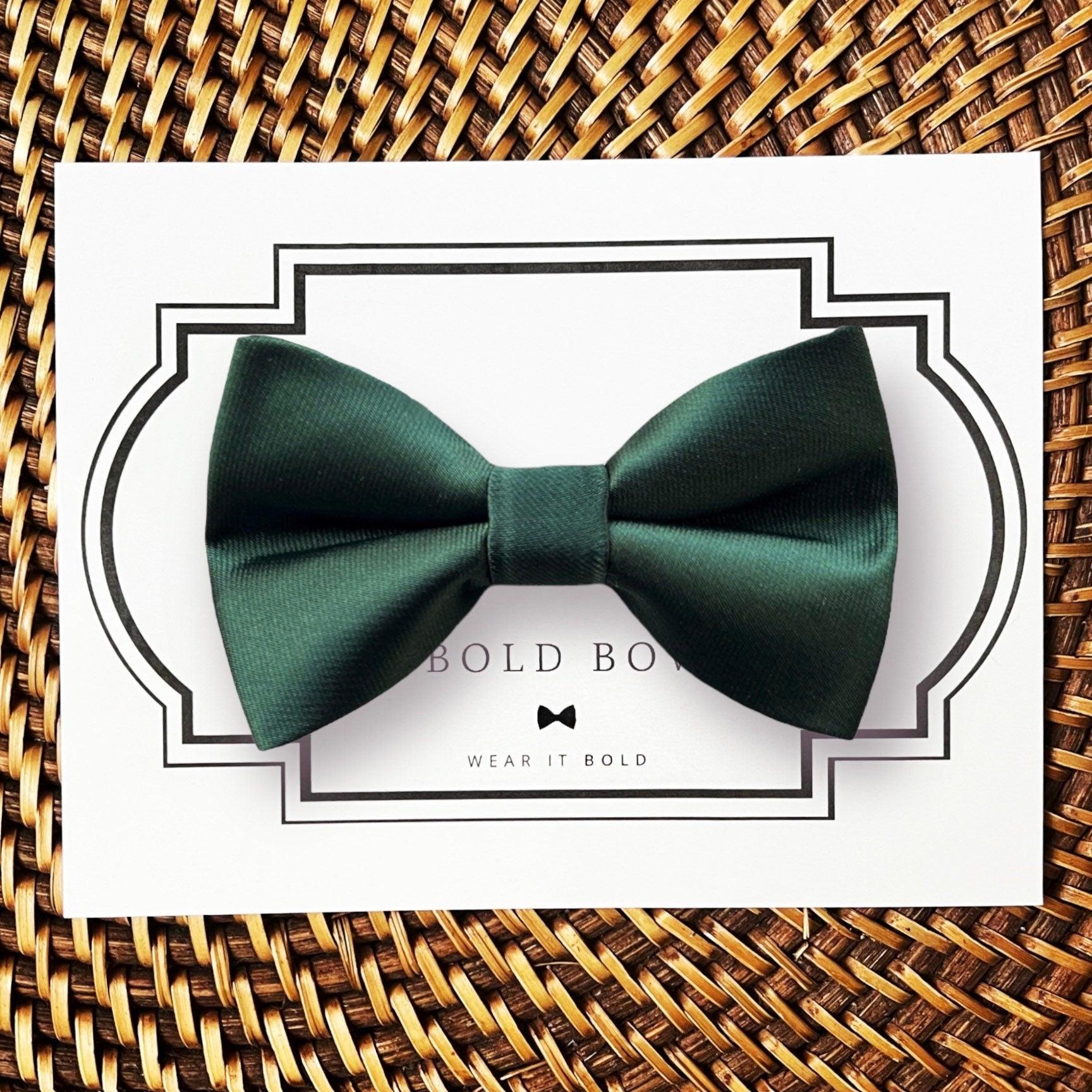 Emerald Green Dog Bow Tie for Dog Collar or Cat Collar