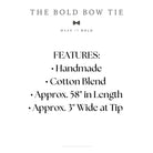 Bow tie features at The Bold Bow Tie.