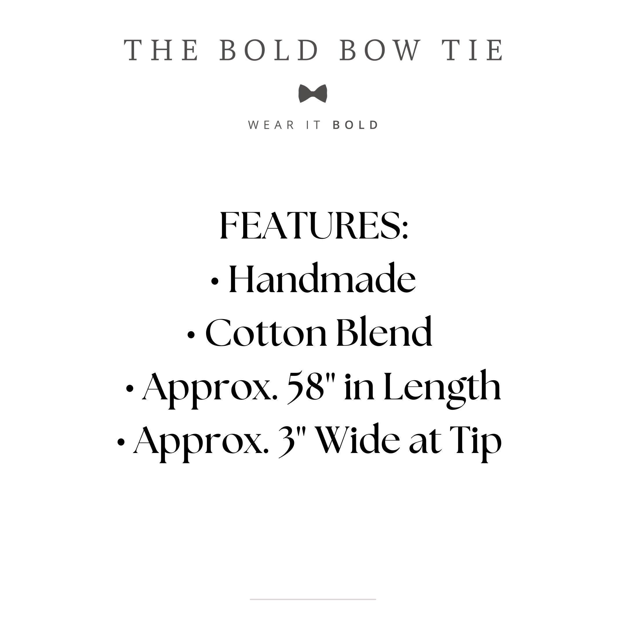 Bow tie features at The Bold Bow Tie.