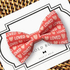 Valentine's Day Dog Bow Tie or Cat Bow Tie- Loved