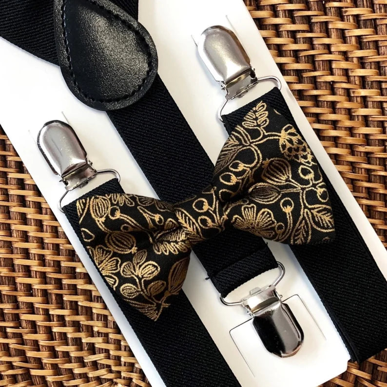 New Years Bow Ties & Suspenders