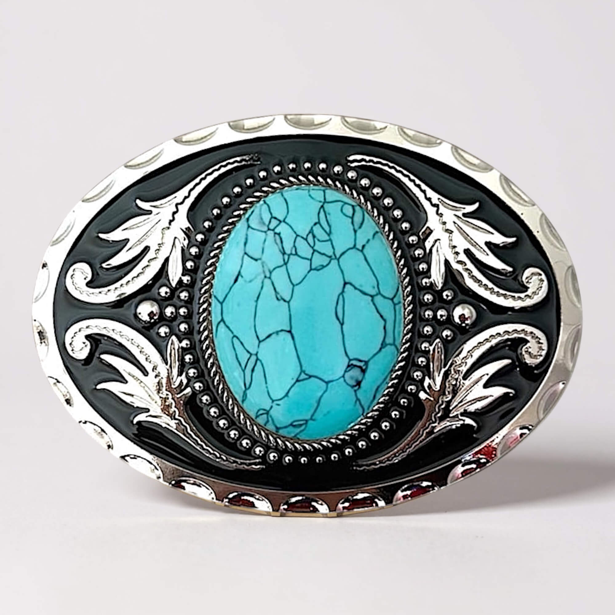 Belt buckle Western cowboy cowgirl southwestern retro vintage bohemian metal engraved silver gold brass rustic casual formal wedding groom apparel clothing accessory outfit rodeo festival statement jewelry men women unisex oval rectangle jeans pants