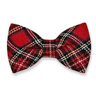 Red Tartan Plaid Bow Tie