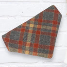 Autumn Orange Plaid Dog Bandana or Cat Bandana for Thanksgiving