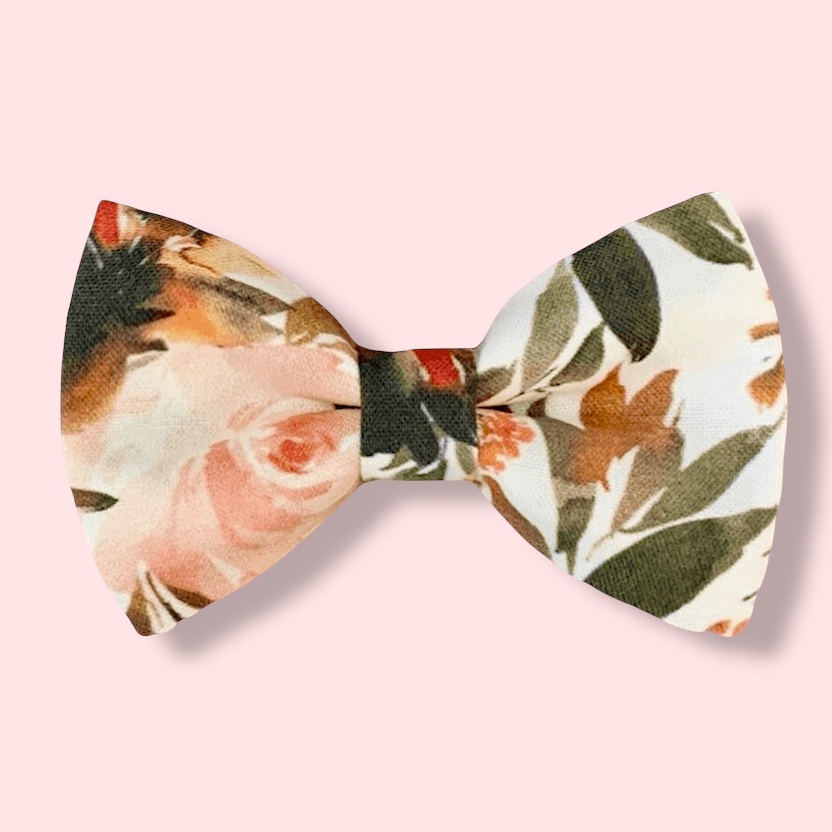 Ivory Terracotta Hair Bow