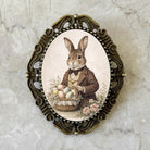 Victorian Easter Bunny Brooch, Vintage Style for Easter.