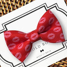 Valentines Day dog bow tie or cat bow tie for pet collar accessory.