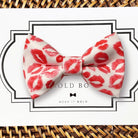 Valentine’s Day dog bow tie.