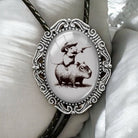 Bolo Tie with Funny Western Mouse Riding A Capybara