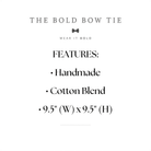 Pocket square dimensions are 9.5 inches by 9.5 inches and are handmade.