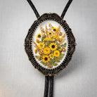 Yellow bolo tie for men.