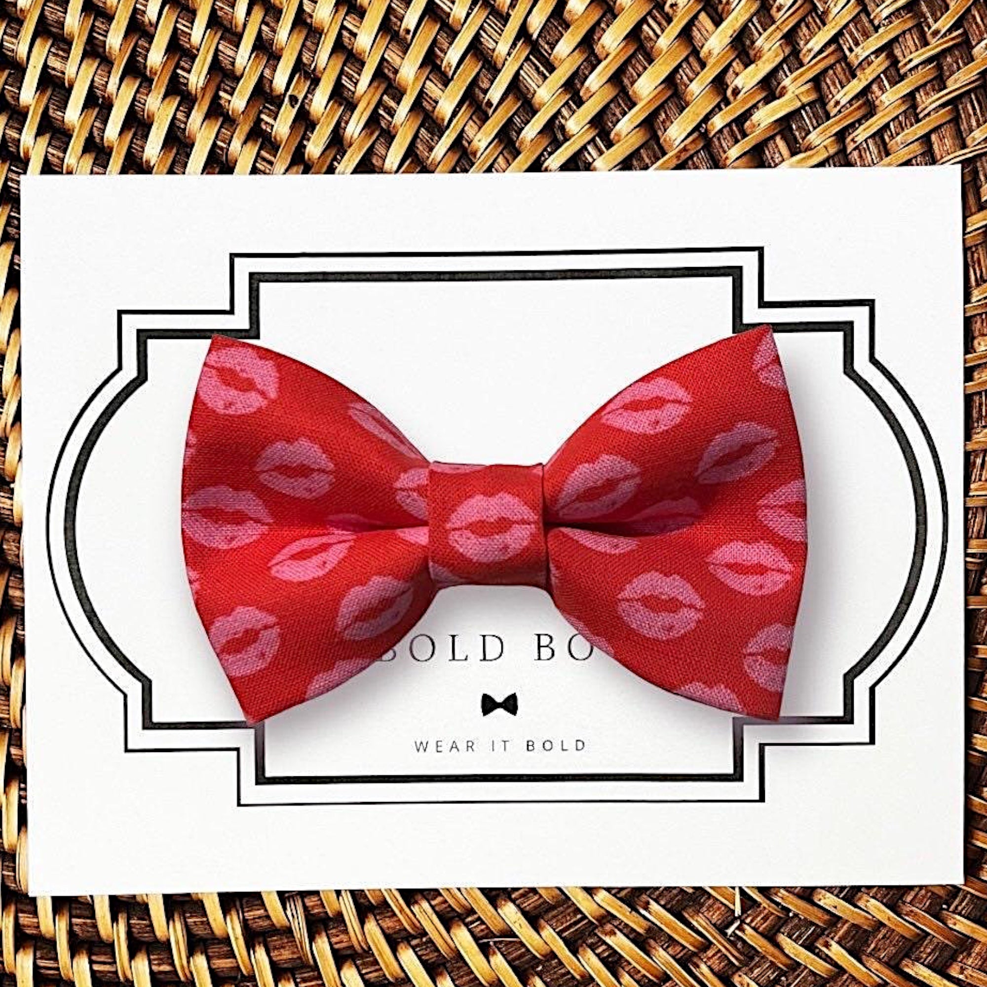 Valentine’s Day Dog Bow Tie for Dog Collar accessory.