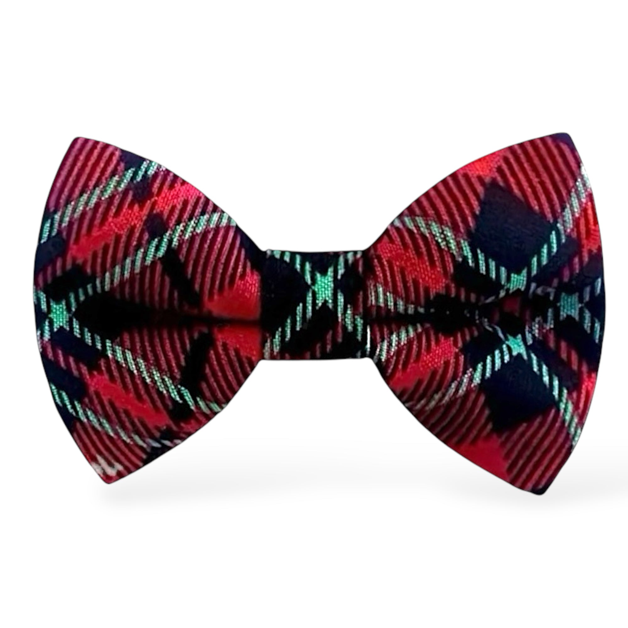 Christmas Bow Tie- Red & Green Plaid