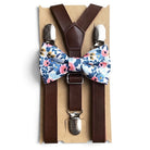 White Rose bowtie and suspenders.