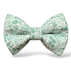 Sage green floral bow tie for groomsmen, ring bearers and wedding guests.