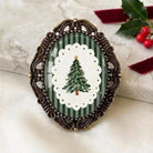 Christmas brooch pin Vintage style.