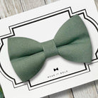 Dusty Sage Dog Bow for Dog Collar for Wedding