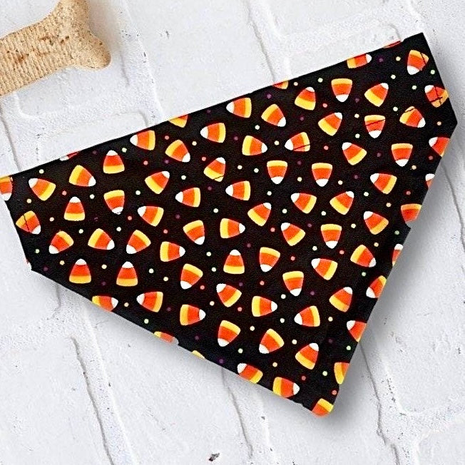 Halloween Dog Bandana or Cat Bandana- Candy Corn
