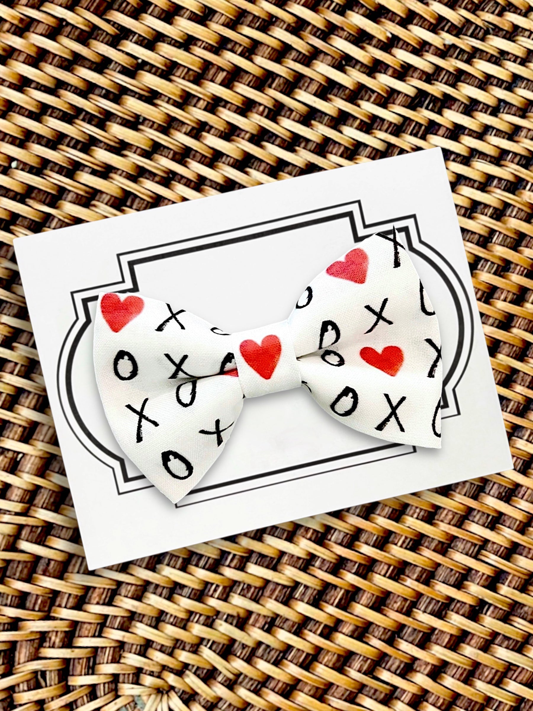 Valentines Day dog Bowtie or cat bowtie.