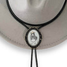 Men's bolo ties with dog image by The Bold Bow Tie.