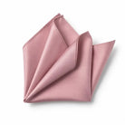Rose gold pocket square for men.