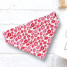 Valentine’s Day dog bandana for pet collar accessory.