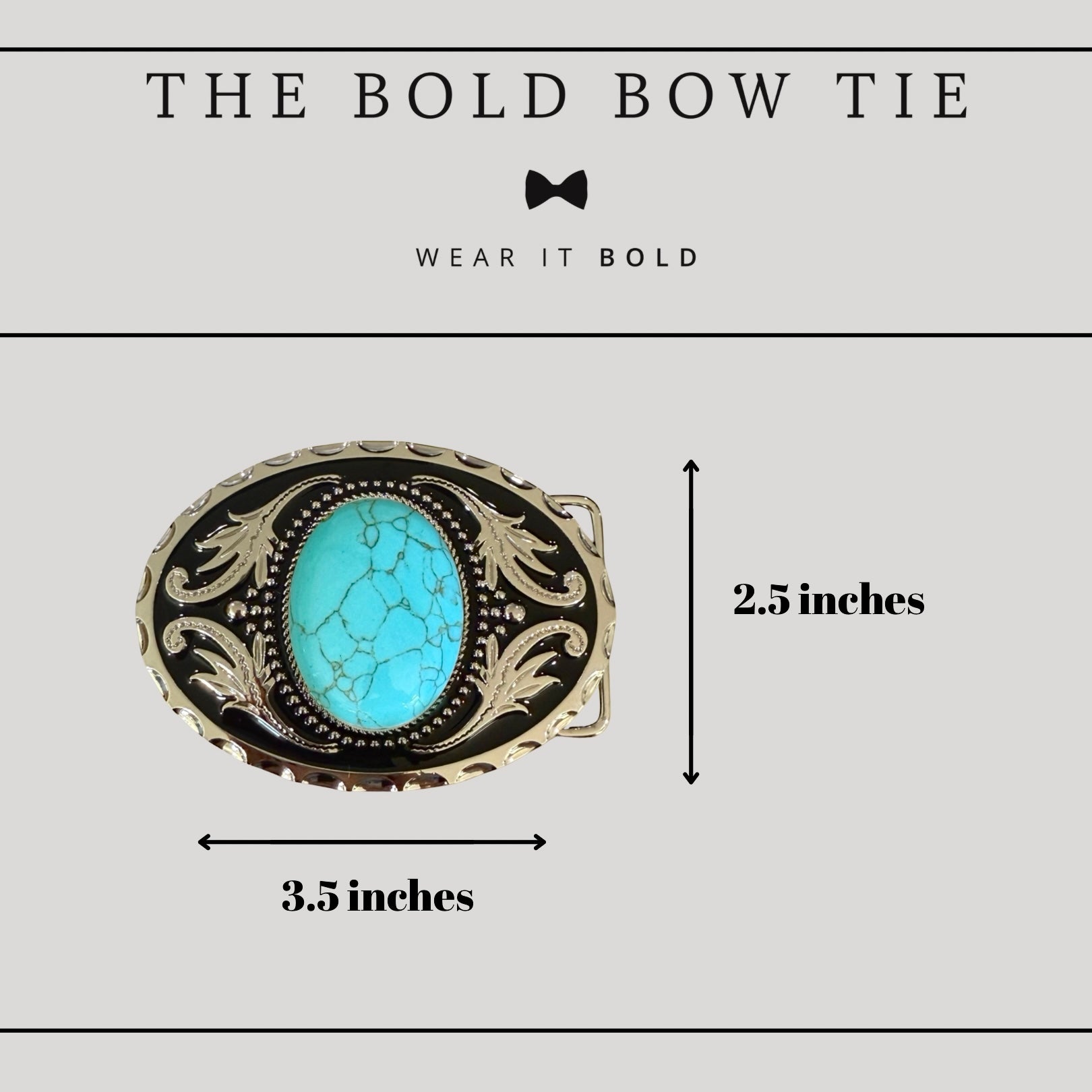 Belt buckle size chart