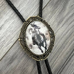 Load image into Gallery viewer, Bolo Tie- Rodeo Cowboy Riding Horse
