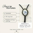 bolo tie infographic