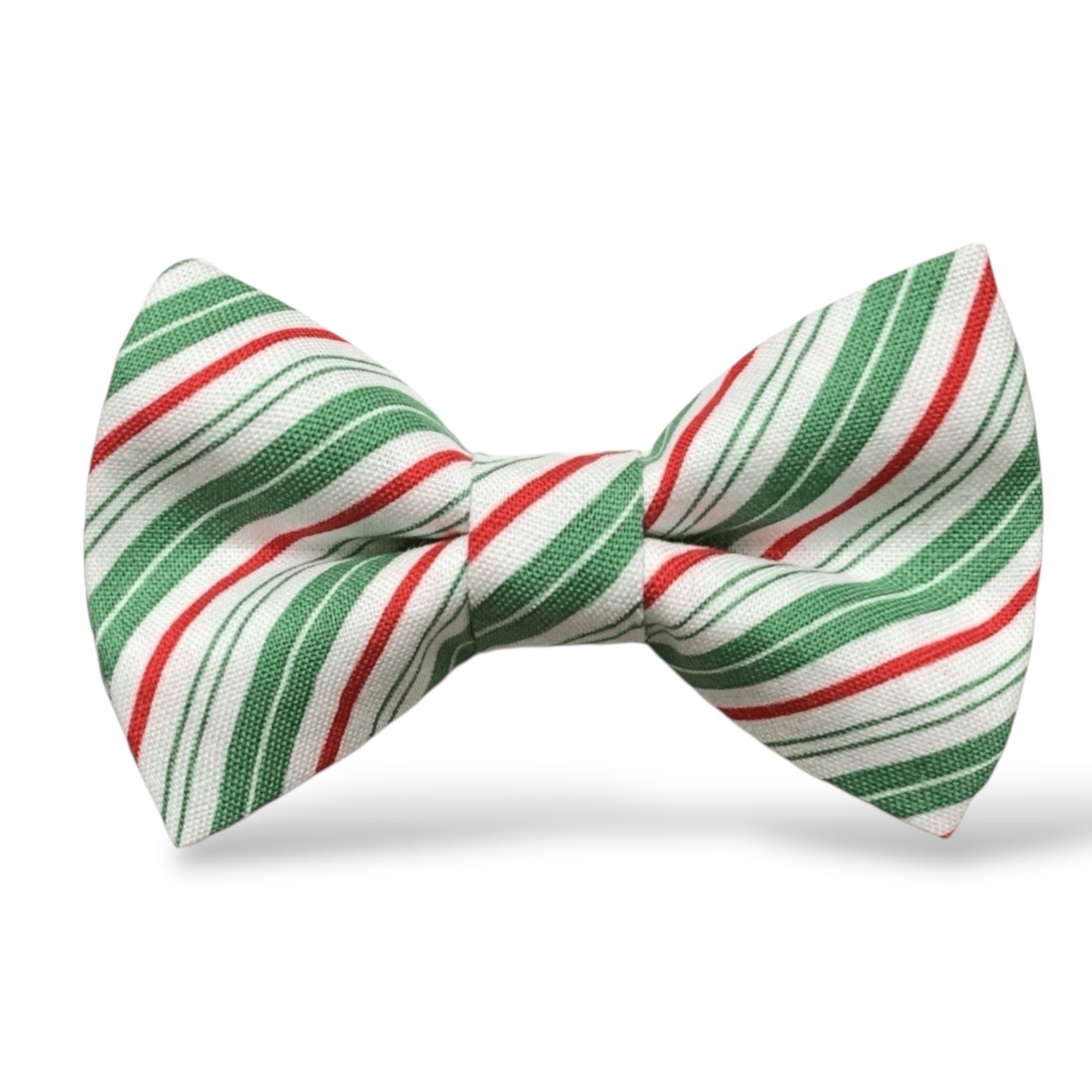 Wintergreen Candy Cane Christmas Bow Tie