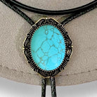 Turquoise Bolo Tie- Western Wedding Accessory for Men and Women