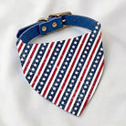4th of July dog bandana for summer pet accessories.