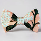 Hydrangea Light Pink Bow Tie for wedding, groomsmen and ring bearer outfit.