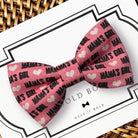 Mama's Girl Valentines Day Dog Bow Tie for Dog Collar and Cat Collar
