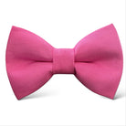 Pink bow tie for men on a white background