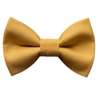 Mustard Yellow Bow Tie for weddings, ring bearers and groomsmen.