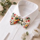 Garden wedding bow tie in floral print