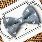 Valentines dog bowtie slide on collar for pet collar accessory.